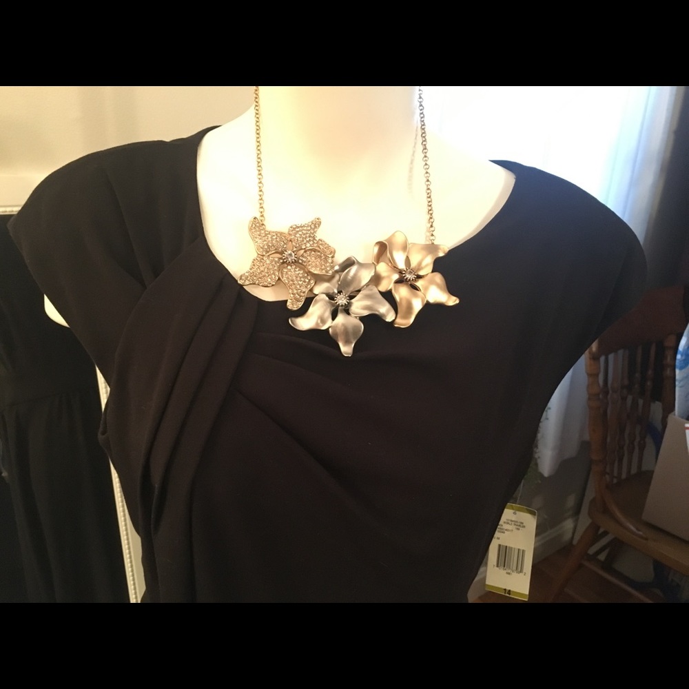 Evan-Picone black World Traveler dress NWT